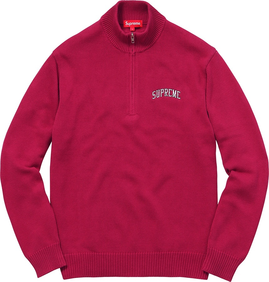 Half Zip Mock Neck Sweater view 2